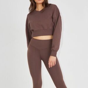 Garage | Cropped Sweater | Brown